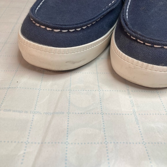 Timberland TB0A1575 Men's Navy Washed/White Newport Bay 2 Eye Boat Shoes - Picture 2 of 16